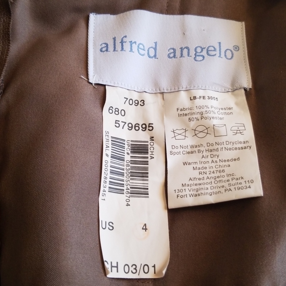 Taupe evening dress - Picture 4 of 4